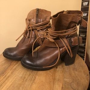 Vince Camuto platform booties